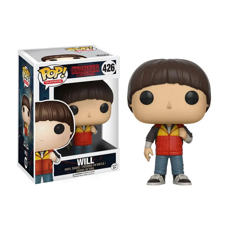 Funko Pop Television Strangers Eddie (مع جيتار) # 1462 أشياء من الفينيل لشخصيات الدمى هدية للأطفال