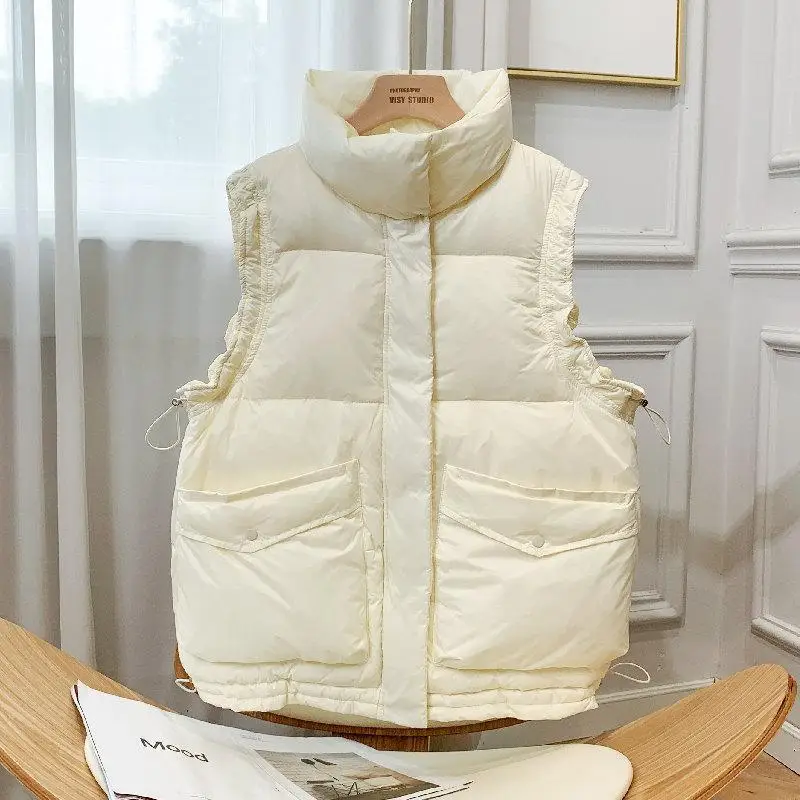 

Lightweight ort Du down Vest Women's Faionable oulder Pad Jaet Commute Sle Regular Fit Zipper Closure Color