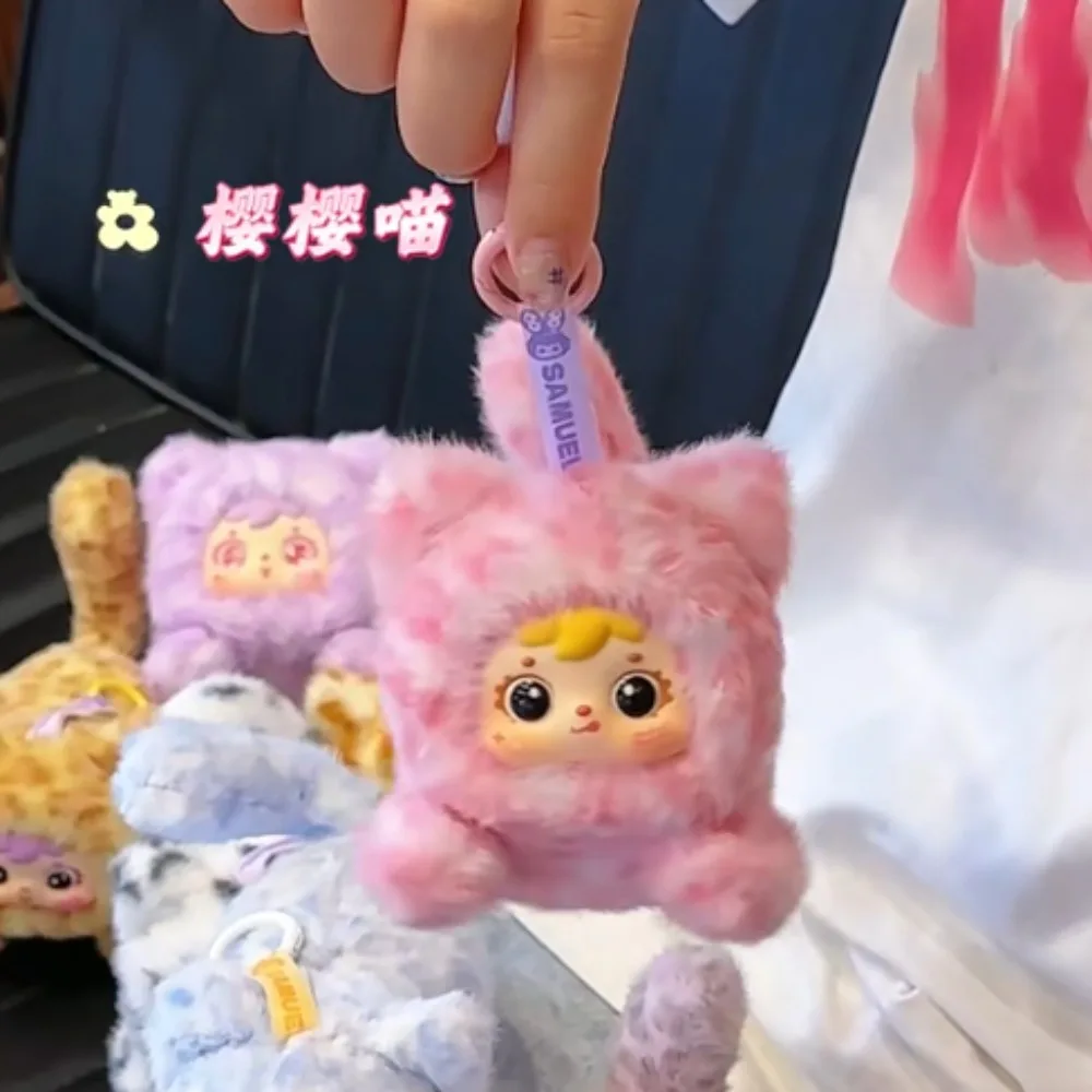 Autentyczny Samułek Meow Seria Ślicznych Momentów Pluszowy Blind Box Urocza Lalka Tajemniczy Pudełko Ręcznie Robiona Ozdoba Prezent Niespodzianka z Kreskówki