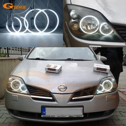 For NISSAN PRIMERA P12 2002-2008 Perfectly Compatible Ultra Bright CCFL Angel Eyes Halo Rings Kit Light
