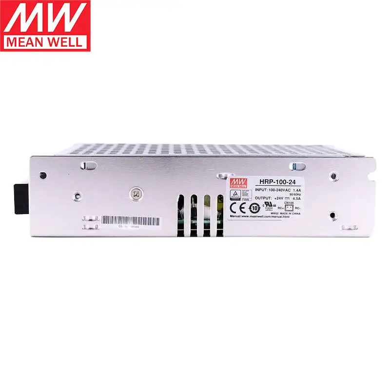 

HRP-100-24 24V 4.5A Taiwan Mean WELL Single Output with PFC Function Switching Power Supply Brand New Original Authentic