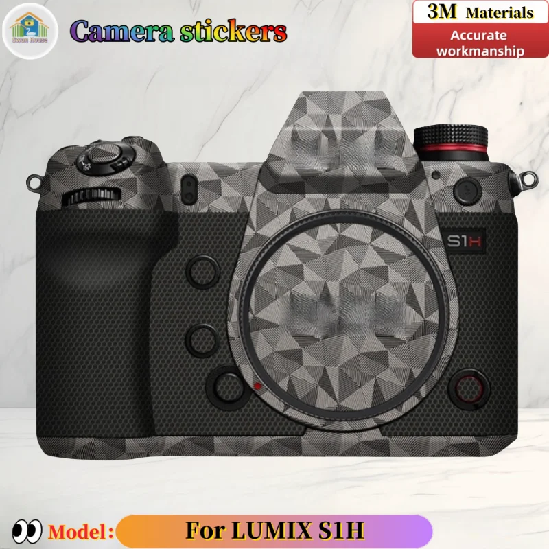 For LUMIX S1H Camera stickers, DIY skin,Precision tailoring wear-resistant protective film