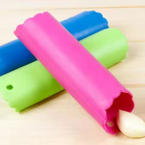 Magic Garlic Peeler Silicone Garlic Peeling Tube Easy to Use Kitchen Tool