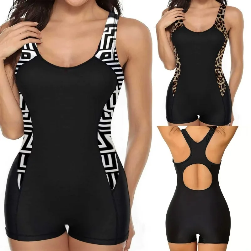 

Swimwear Women Bathing Suit Swimsuit One Piece New Fashionable Printing Patchwork European and American Surfing and Diving