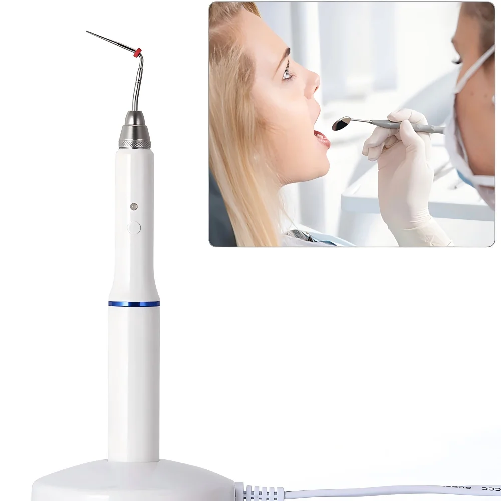 Dental Glue Tip Heater, Hot Melt Pen for Gutta Percha Root Canal Filling & Cutting Device, Endo Equipment