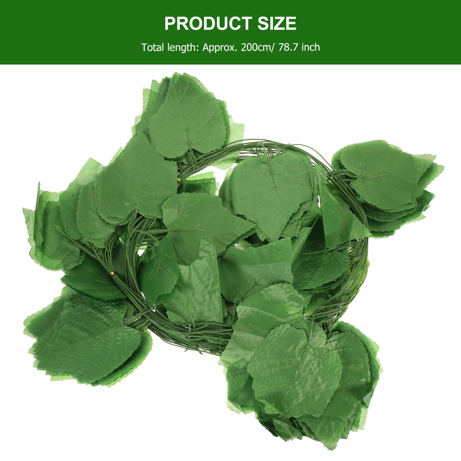 

12pcs 6.5Ft Artificial Grape Leaf Hanging Foliage Realistic Vine Garland Decor For Home Wedding Garden Office Indoor Outdoor