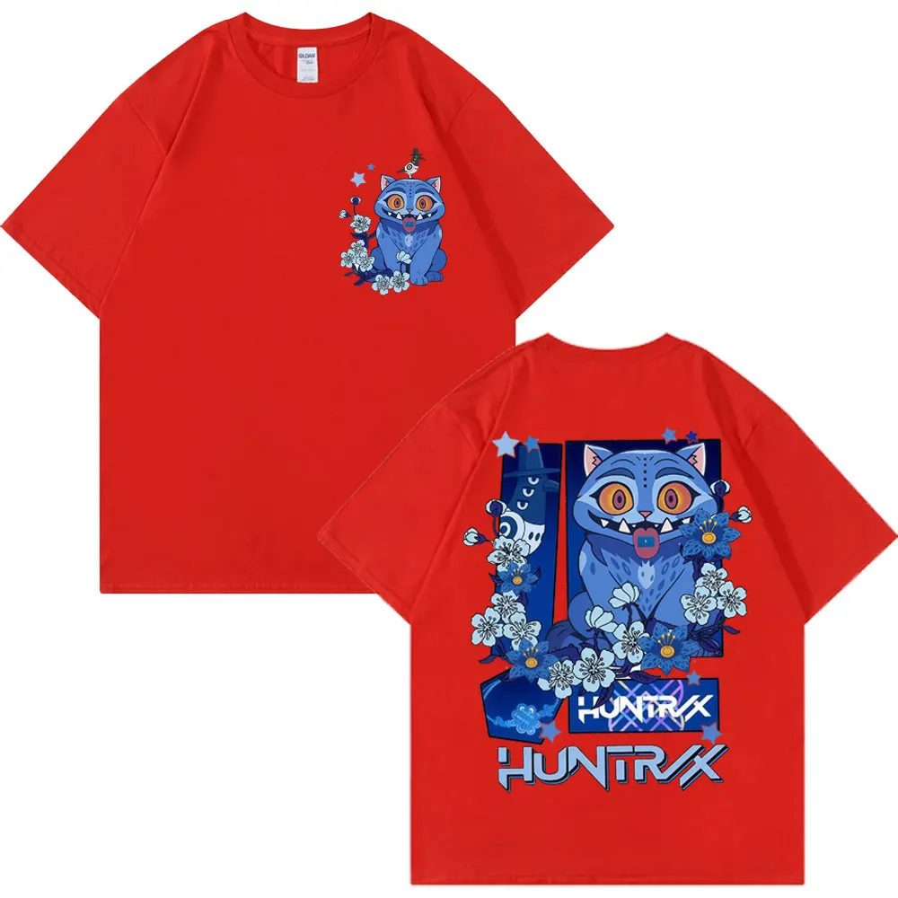 فيلم جديد KPop شيطان الصيادين ديربي النمر 2025 تي شيرت الموضة الجمالية الرجال النساء س الرقبة تي شيرت المتضخم عادية التي شيرت الصيف #3