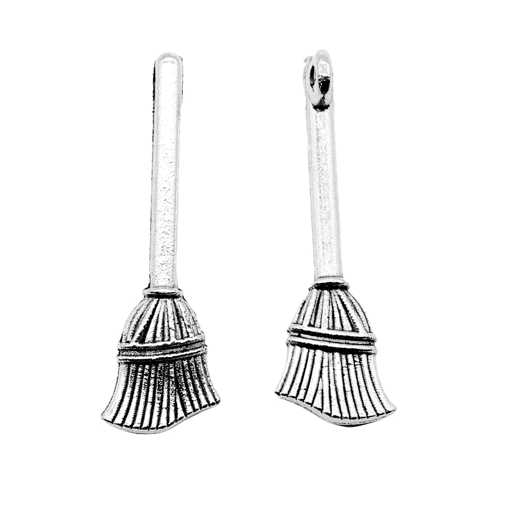 Charms For Jewelry Making Broom Charms Diy Materials 10pcs