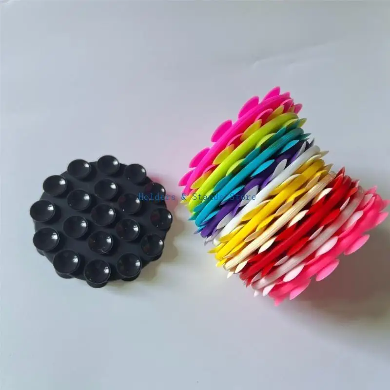 Y4UE Suctions Phone Case Mount Sillicone Adhesive Phone Mount Handsfrees Phone Stand