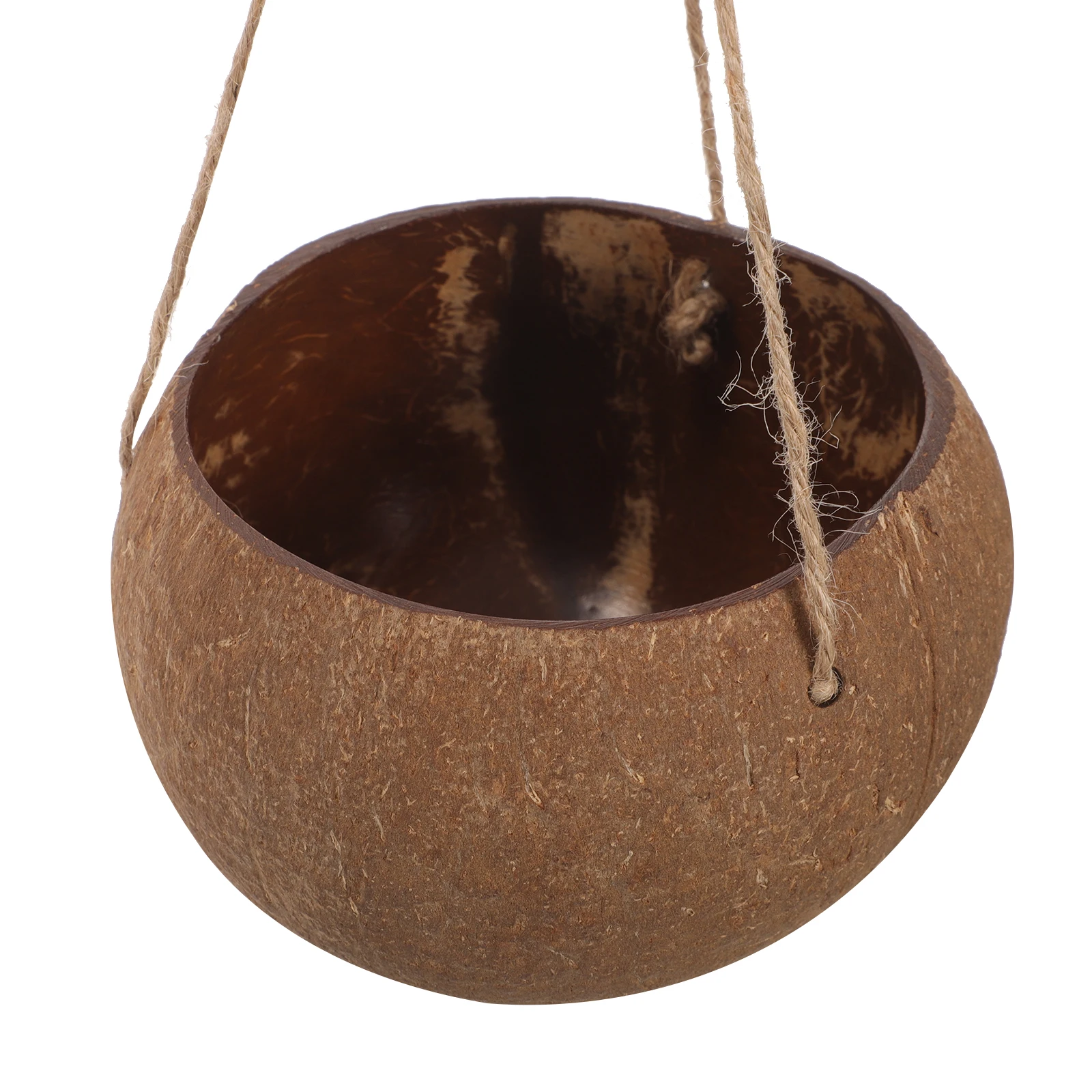 Coconut Shell Hanging Flower Pot Large Planters Decorative Baskets Balcony Terrace Waterproof Natural