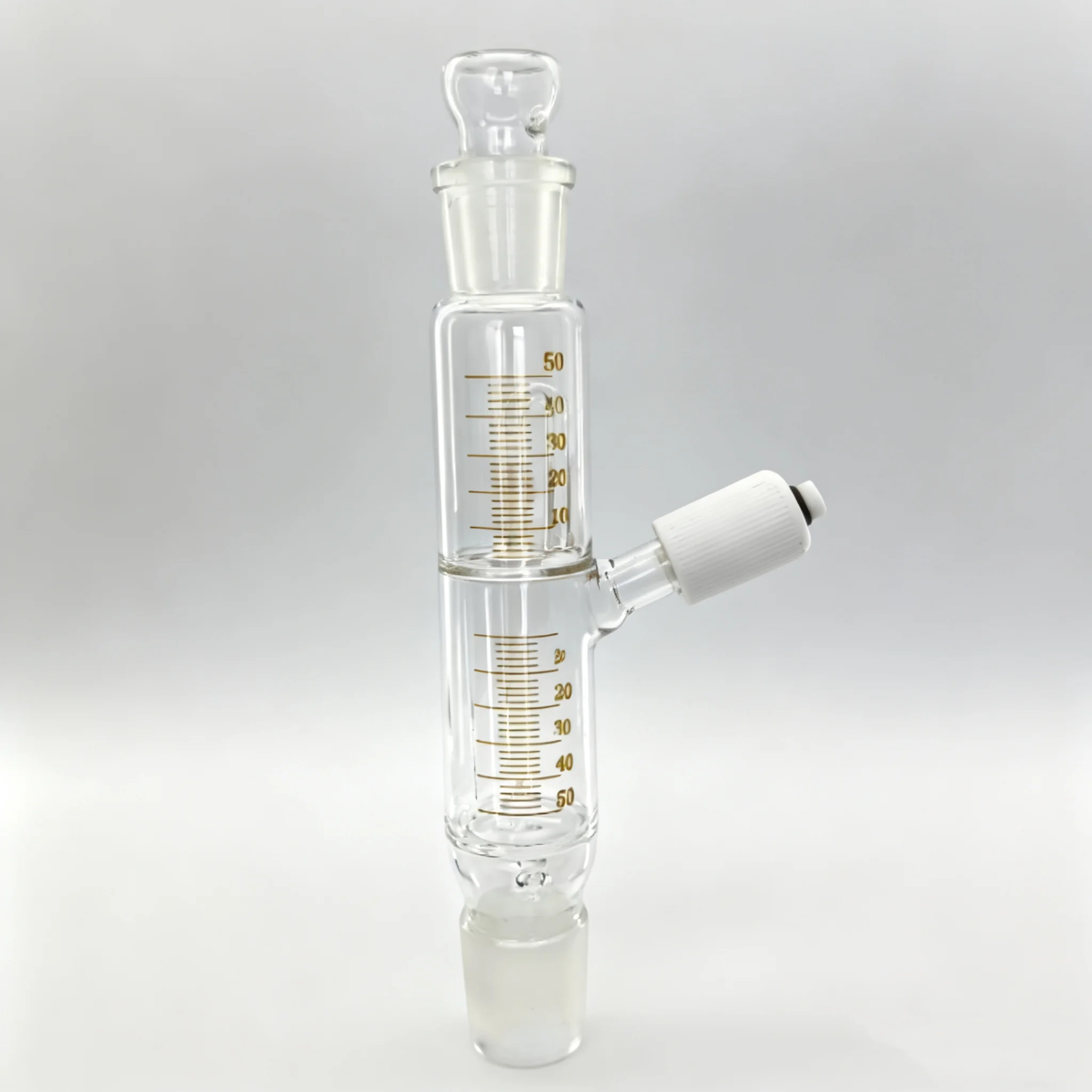 Reactor reaction bottle 300ml PTFE stopper vacuum sealed graduated tube glass instrument paint measuring device view 5