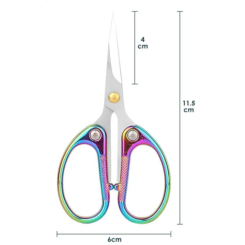 Embroidery Scissors With Curved Tip For Sewing Stainless Steel Sharp Scissors Craft Shear DIY Craft Art Work Sewing Handicrafts