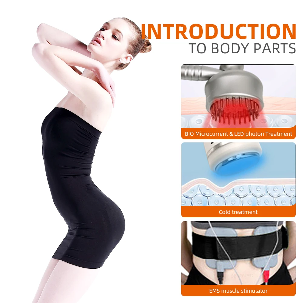 9 in 1 40K Cavitation Ultrasonic Body Slimming Machine Body Shape ลดน้ําหนักสูญญากาศ Rejuvenation ยกกระชับผิวเครื่องมือ