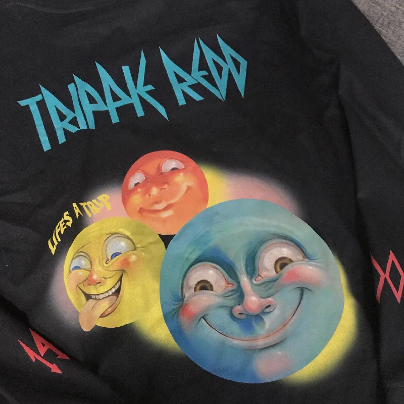 

Trippie Redd 400 Life's a Trip Limited Edition Long Sve T-irt Cotton 00% round Ne Youthful Trend Autumn Wear
