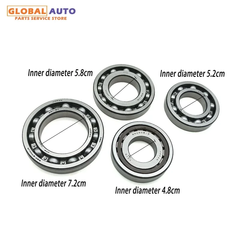 New JF011E RE0F10A  F1CJ Transmission CVT Pulley Bearing Kit 4 cylinder 4 pcs/kit for Sprocket Wheel (Pulley)