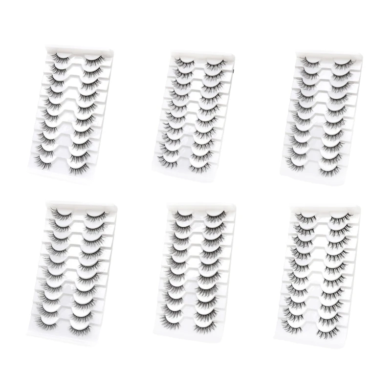 Lashes Extension 3D False Eyelashes Wispy Lash Dramatic Half Eye Lashes Handmade Fake Eyelash Extension Reusable Beauty