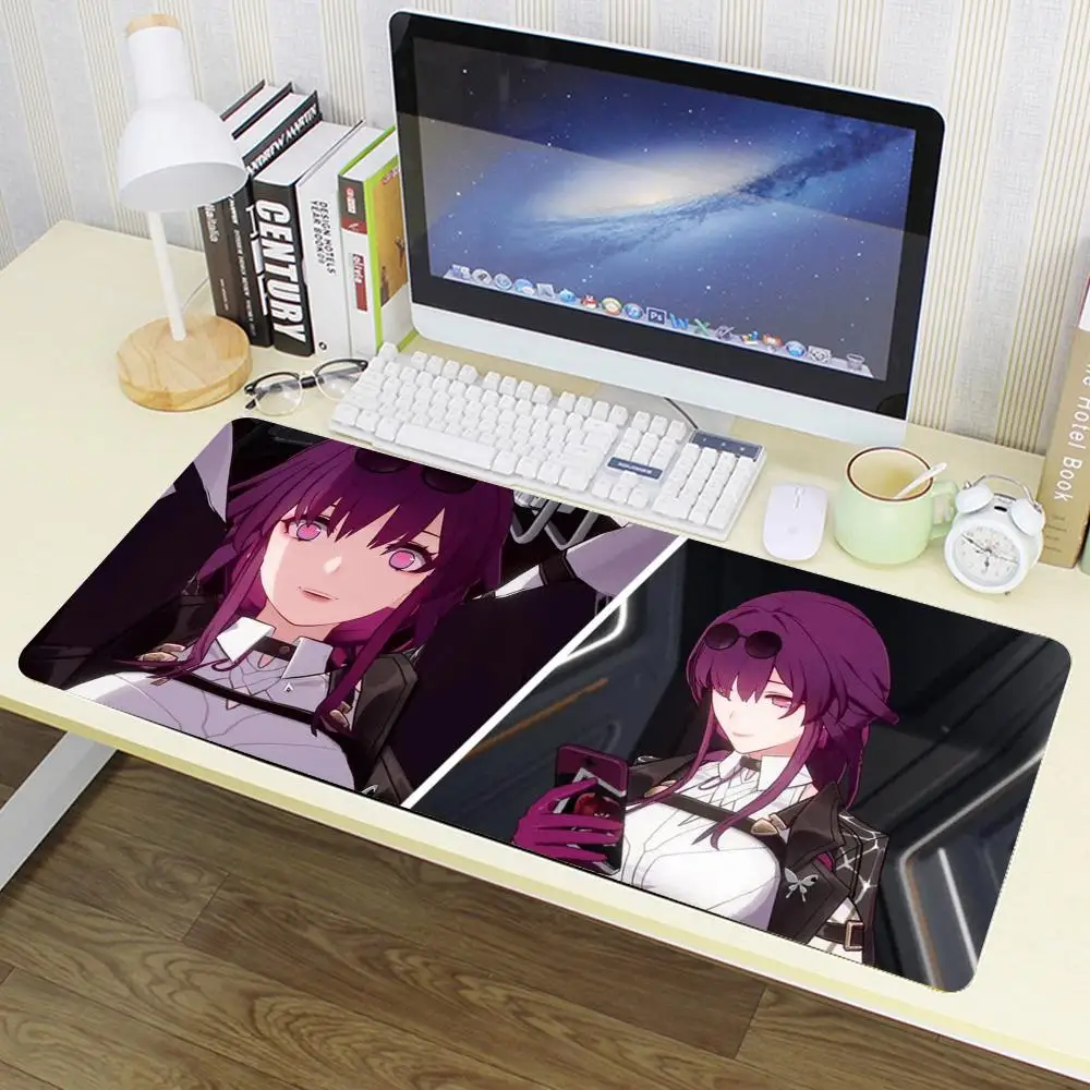 Honkai Star Rail Kafka Luxury Mouse Pad Large Anime Desk  Luxury Desktop Cartoon Gaming Gamer Keyboard Office Computer Cushion