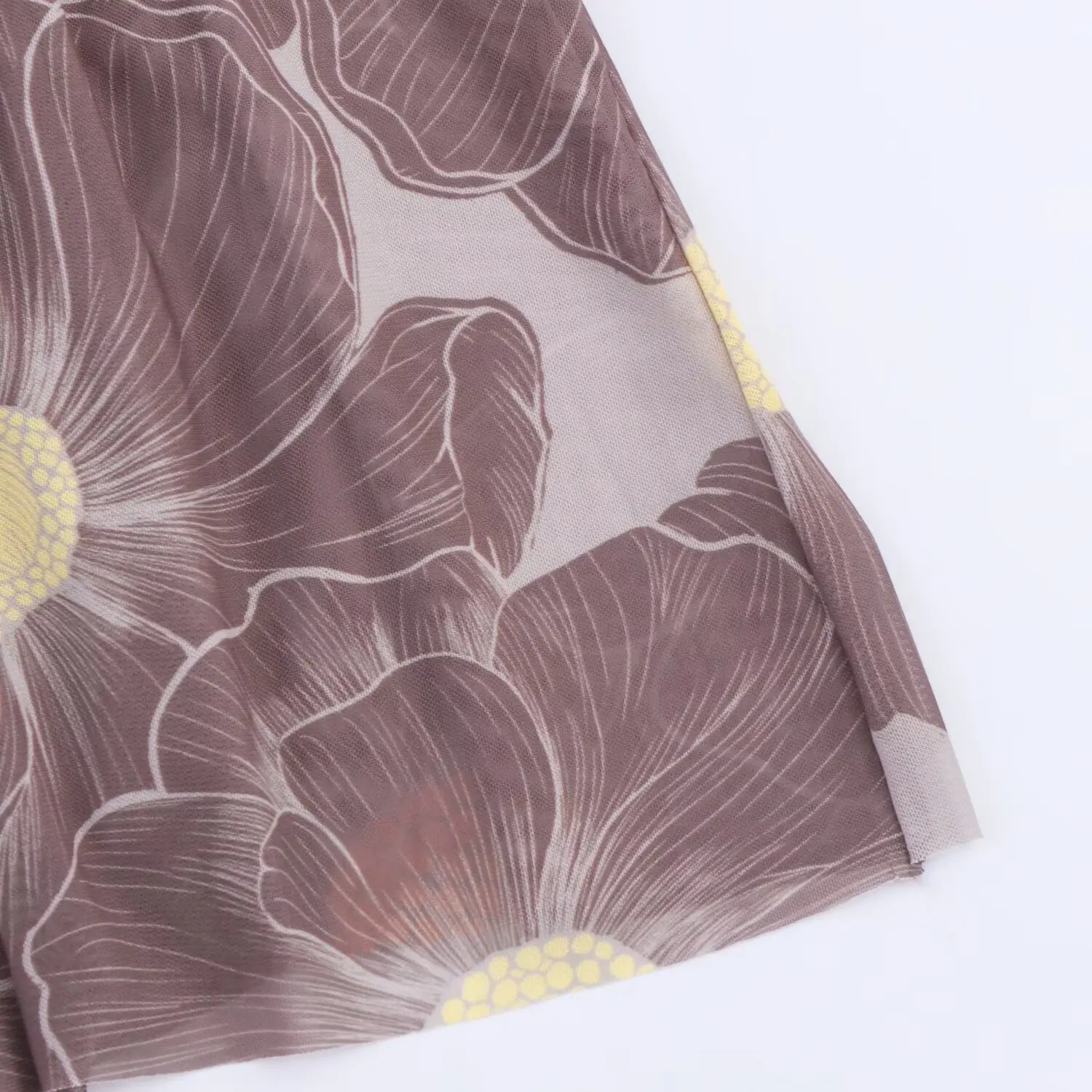 Seaside Vacation Style Women's Strap Top Summer New Style 2025 Personalized Printed Hollow Silk Mesh Long Dress Long Skirt