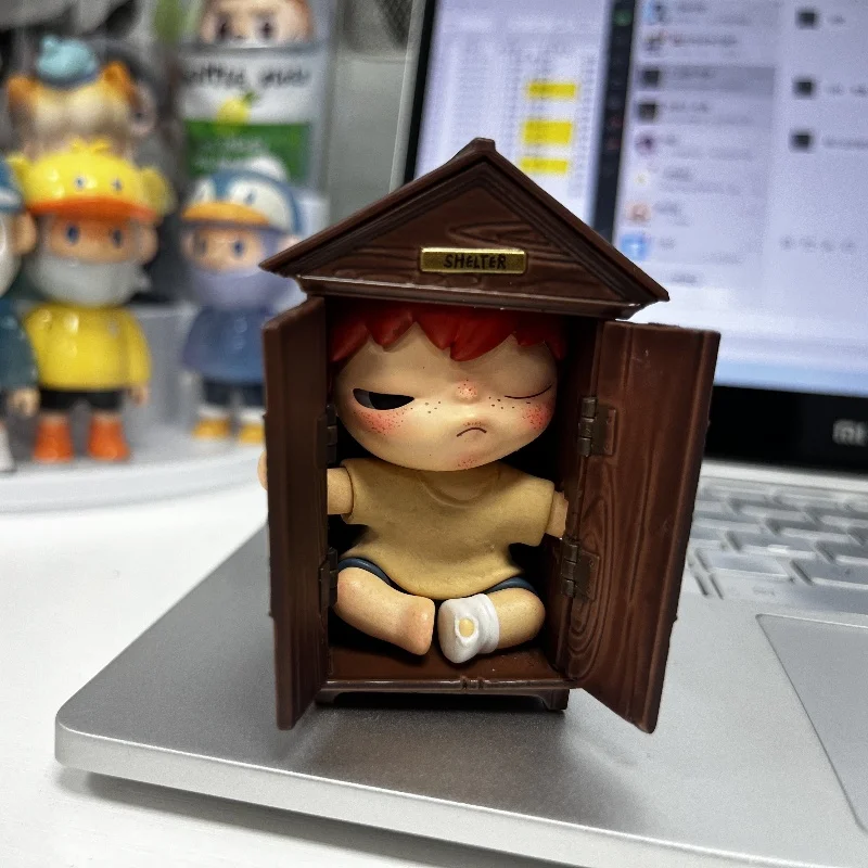 Hirono figura de acción de la serie Shelter Blind Box, figuritas de moda, decoración de escritorio para el hogar, muñecas, modelo de colección, juguete para niñas, regalo para niños