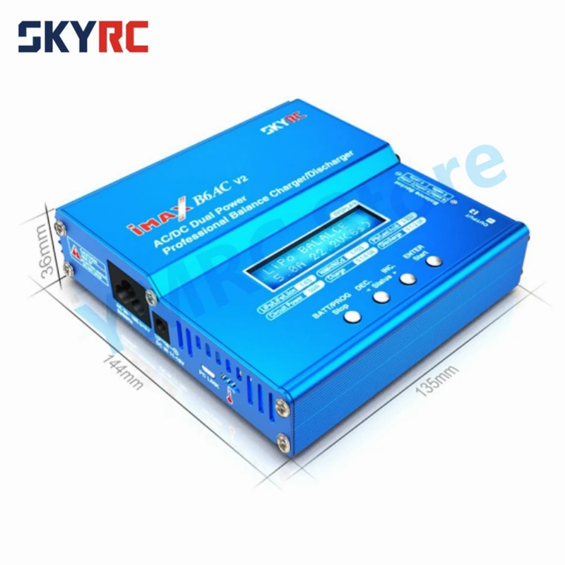 SKYRC iMAX B6AC V2 6A AC/DC Dual Power Professional LiPo Battery Balance Charger Discharger For RC Drones