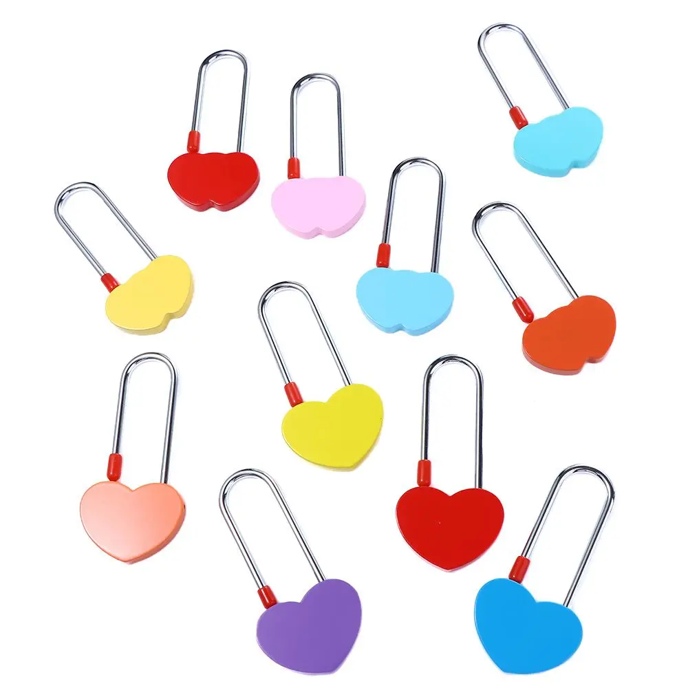Couples Anniversary Heart Shape Travel Supplies Couples For Lovers Wedding Love Padlock Wedding Gifts Wish Lock Keepsake