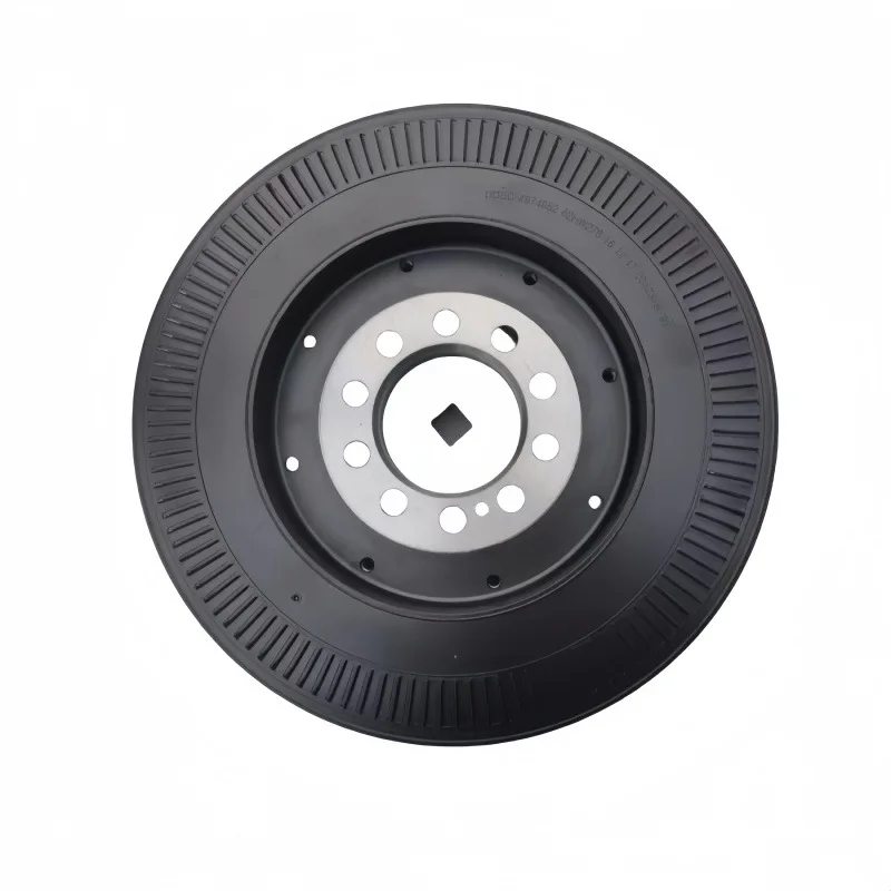 Suitable for Dongfeng Cummins engine ISDe6.7QSB6.7 crankshaft torsional shock absorber torsion 5256139