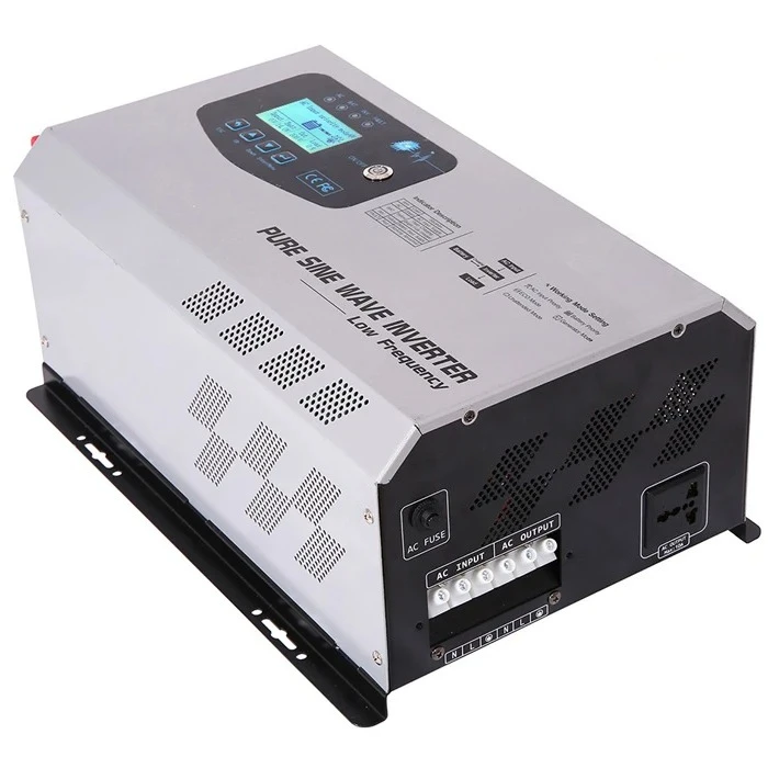 6Kw Solar Ups Power Inverte 6000w 48v 120v 240v Split Phase Pure Sine Wave Off Grid Pv Inverter 1kw To 6kw