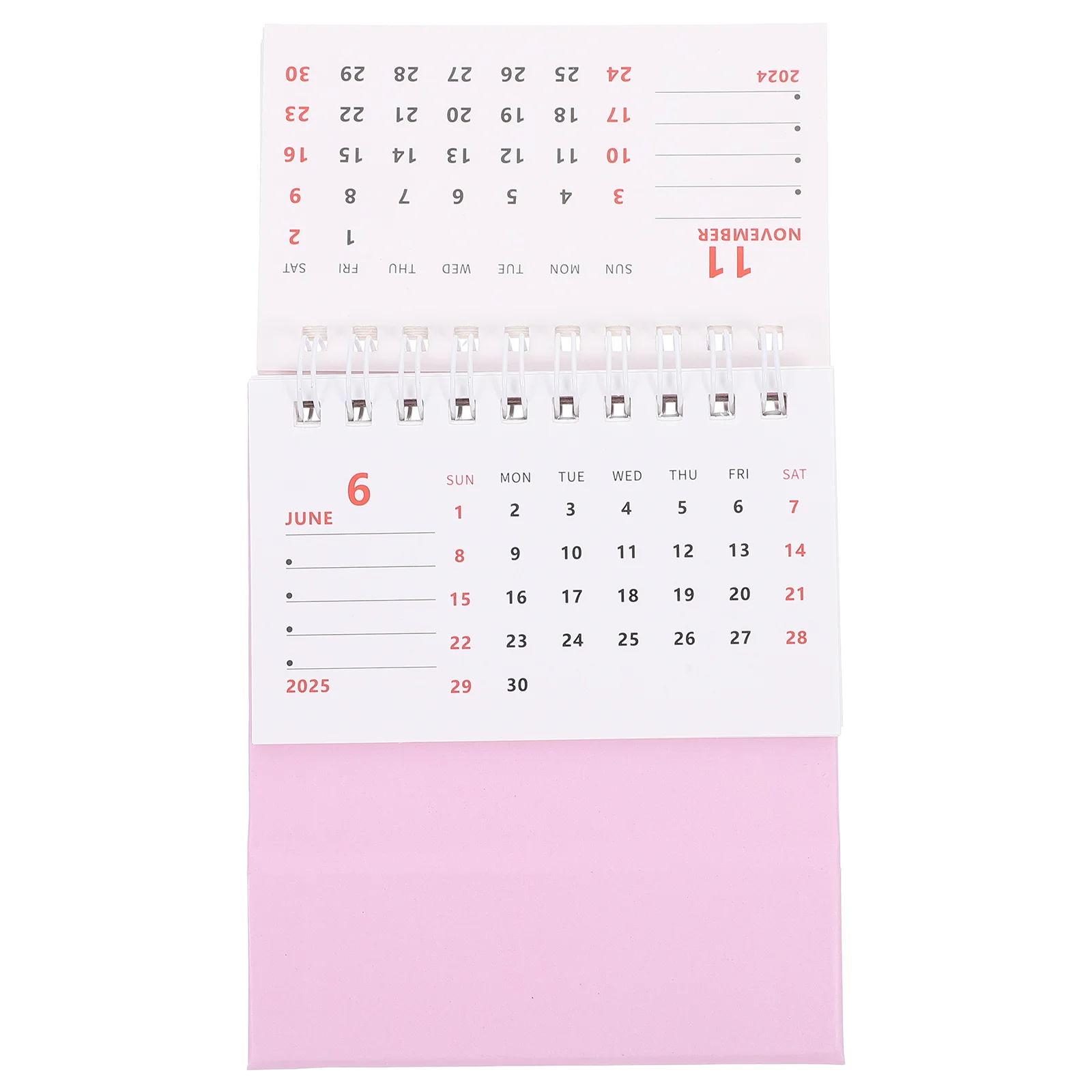 2025 Desk Calendar Household Note Office Small Desktop Decorative Standing Paper Accessories