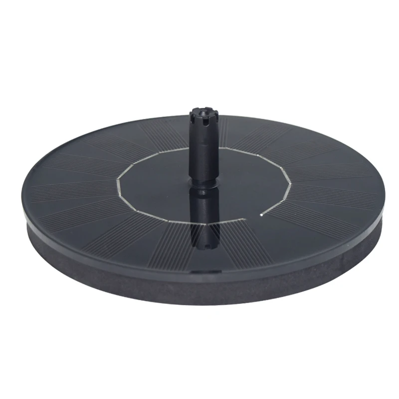 Solar Floating Water Design Pond Filter Fountain Pump with 6 Fish Pond Spray Effects