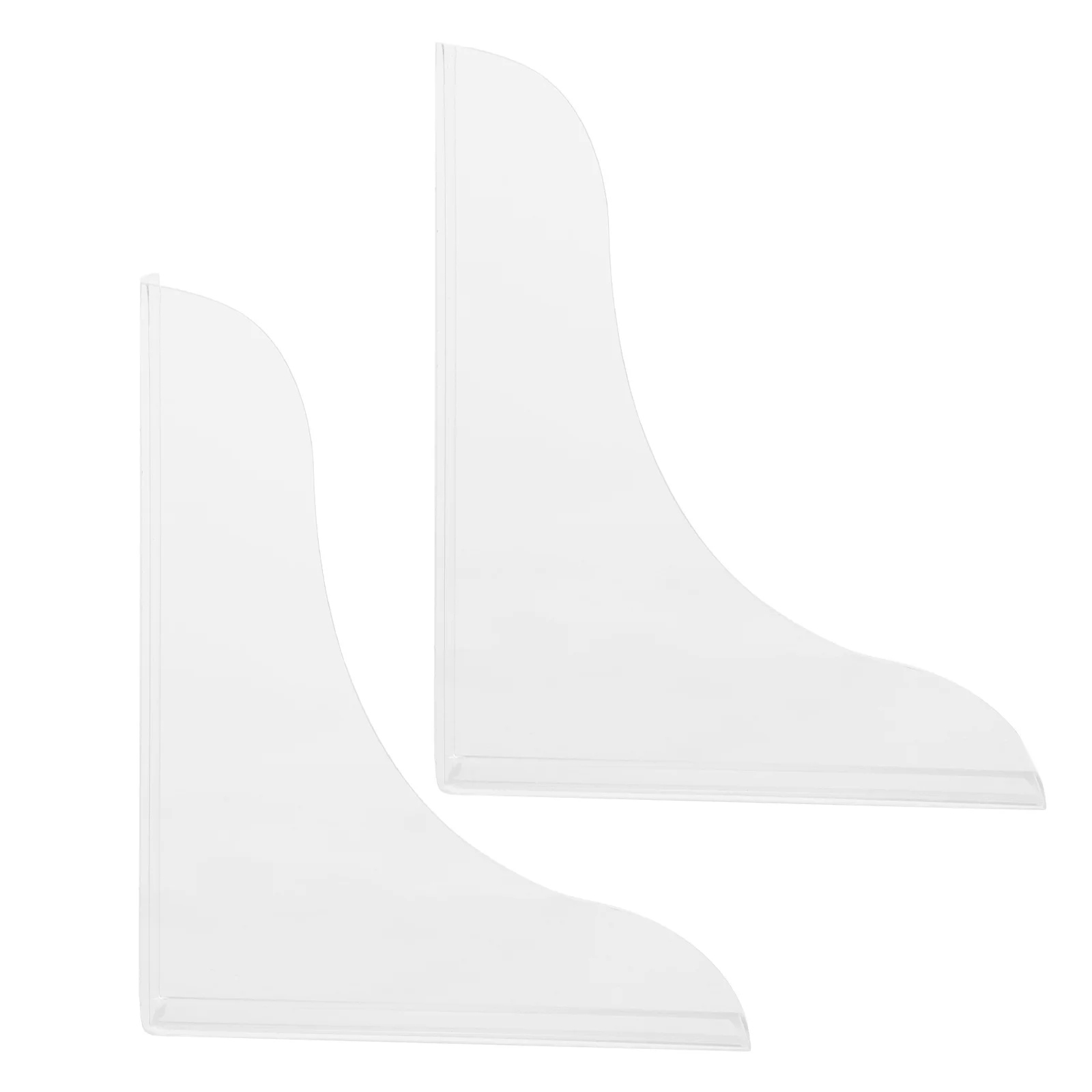 

2Pcs Acrylic Bathroom Splash Guards Clear Water Splash Protector for Bathtub Shower Kitchen Sink Bathroom Shower Splashing Guard