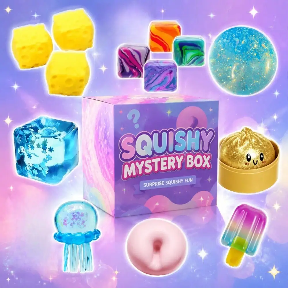 

Random Blind Box Squishies – Cute Food & Animal Stress Toys