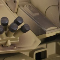 Heng Long 1/16 Scale 7.0 Plastic RC Tank Challenger II RTR Model 2.4G 3908 Painted In Yellow Gearbox Wheels Smoking Unit Panzer