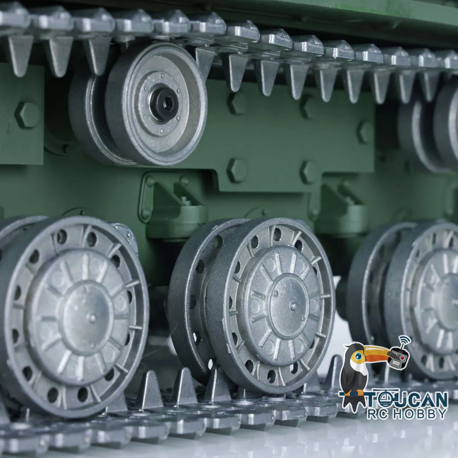 Henglong 1/16 7.0 RTR RC Tank Soviet KV-1 3878 Custom Upgrade Metal Tracks Wheels Remote Control Model for Collectors