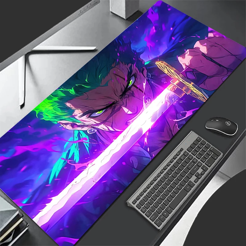 

Large Rubber Anti Slip Mouse Pad Light Luxury anti slip and Waterproof Deskmat Office Computer Mousepad Roronoa zoro One Piece