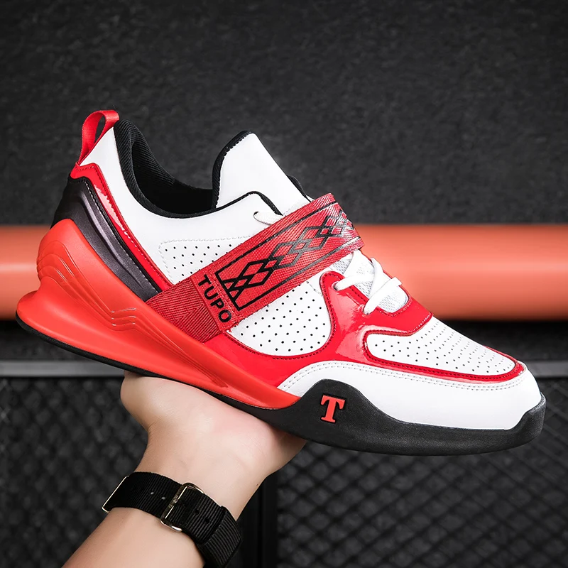Athlete Athletic Shoes Indoor Comprehensive Training Shoes Weightlifting Shoes Stretch Hard Pull Deep Squat Shoes Breathable Men