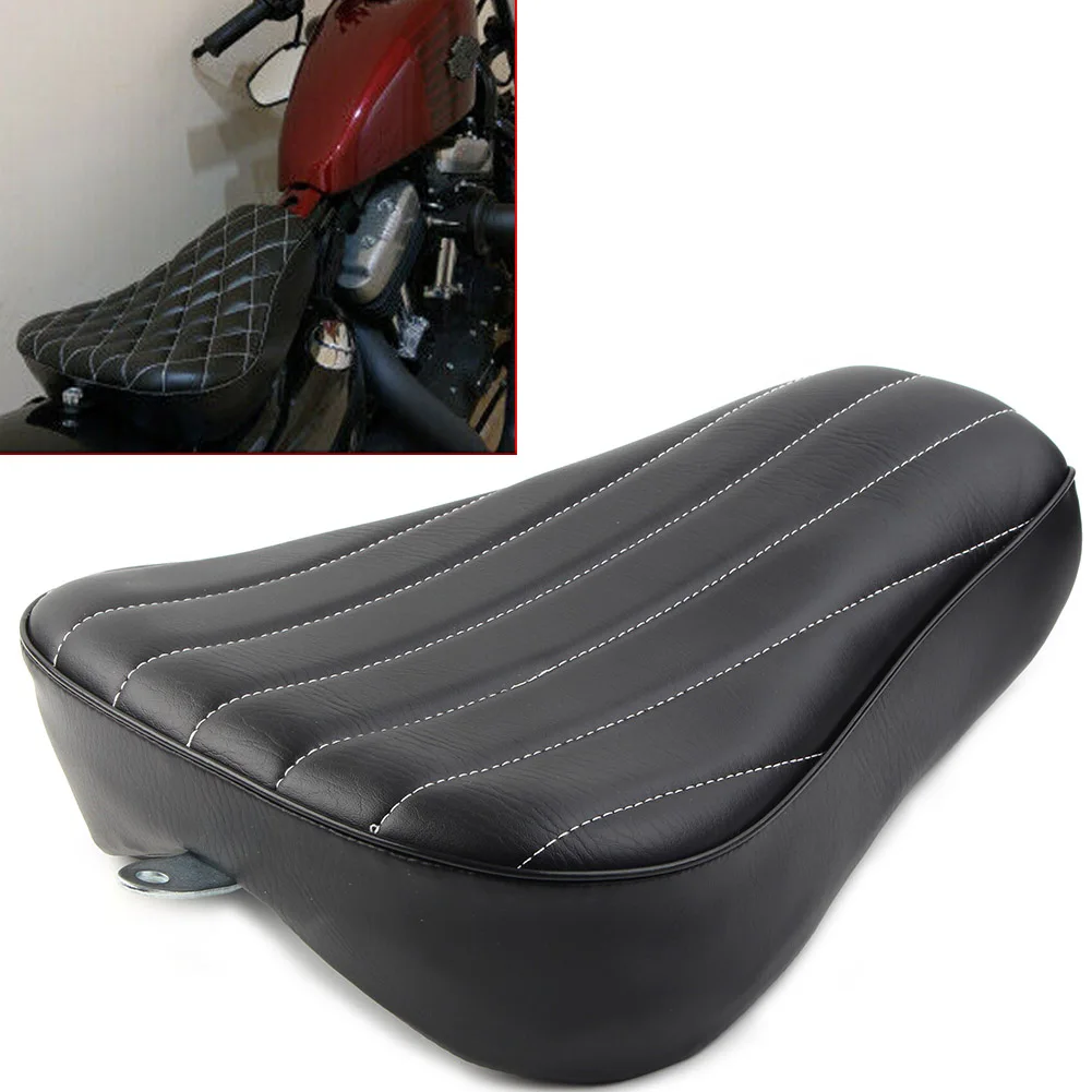 

Vertical Stripe Travel Motorcycle Front Driver Seat Cushion Cover For Harley Sportster XL883 XL1200 X48 72 2004-2019