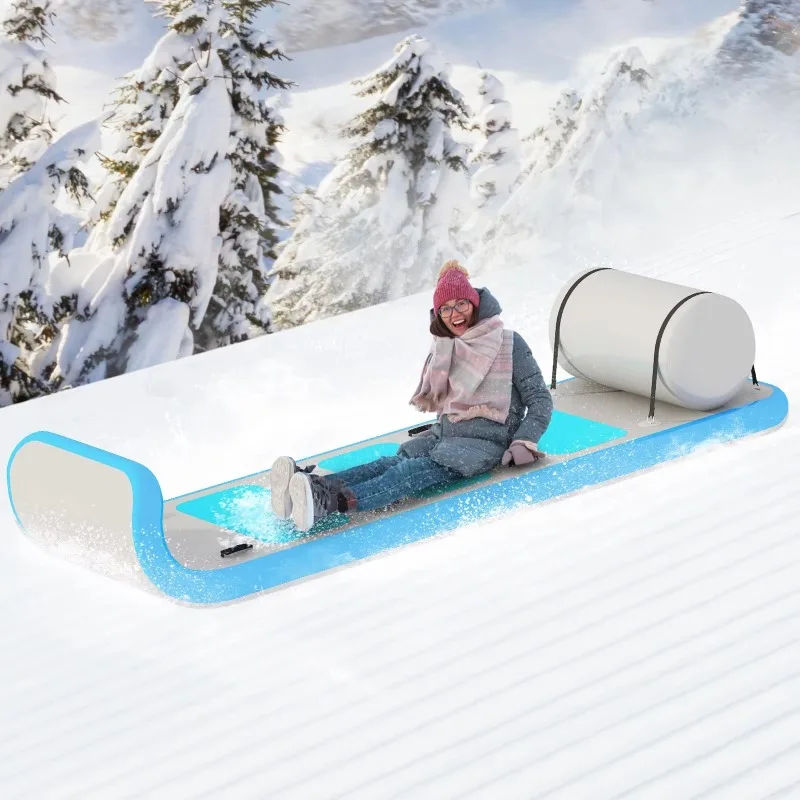 Customized hot-selling outdoor winter sports equipment Durable inflatable snow floor mat Portable water board tugable mat