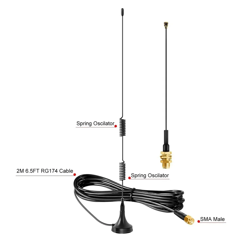 29cm Magnetic Base Antenna For Meshtastic Long Range 915MHz For Lora Antenna With For SMA Male For ESP32 For Heltec V3