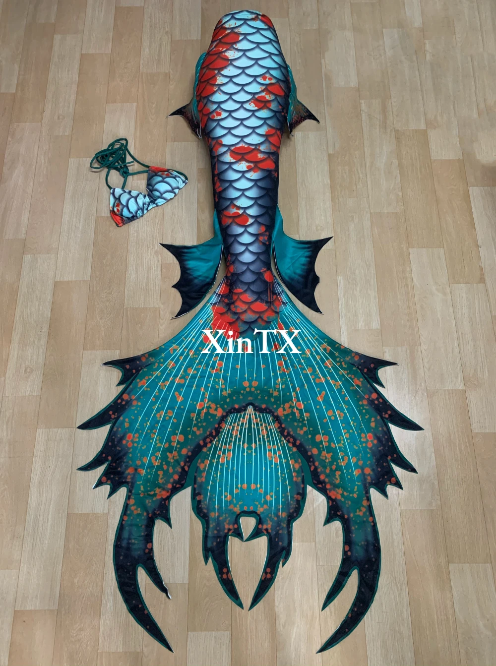 NEW Arrival Big Mermaid Tail!Adult Women Aquarium Diving Show Beach Costume For Photo Shooting Girls Sexy Mermaid Dress