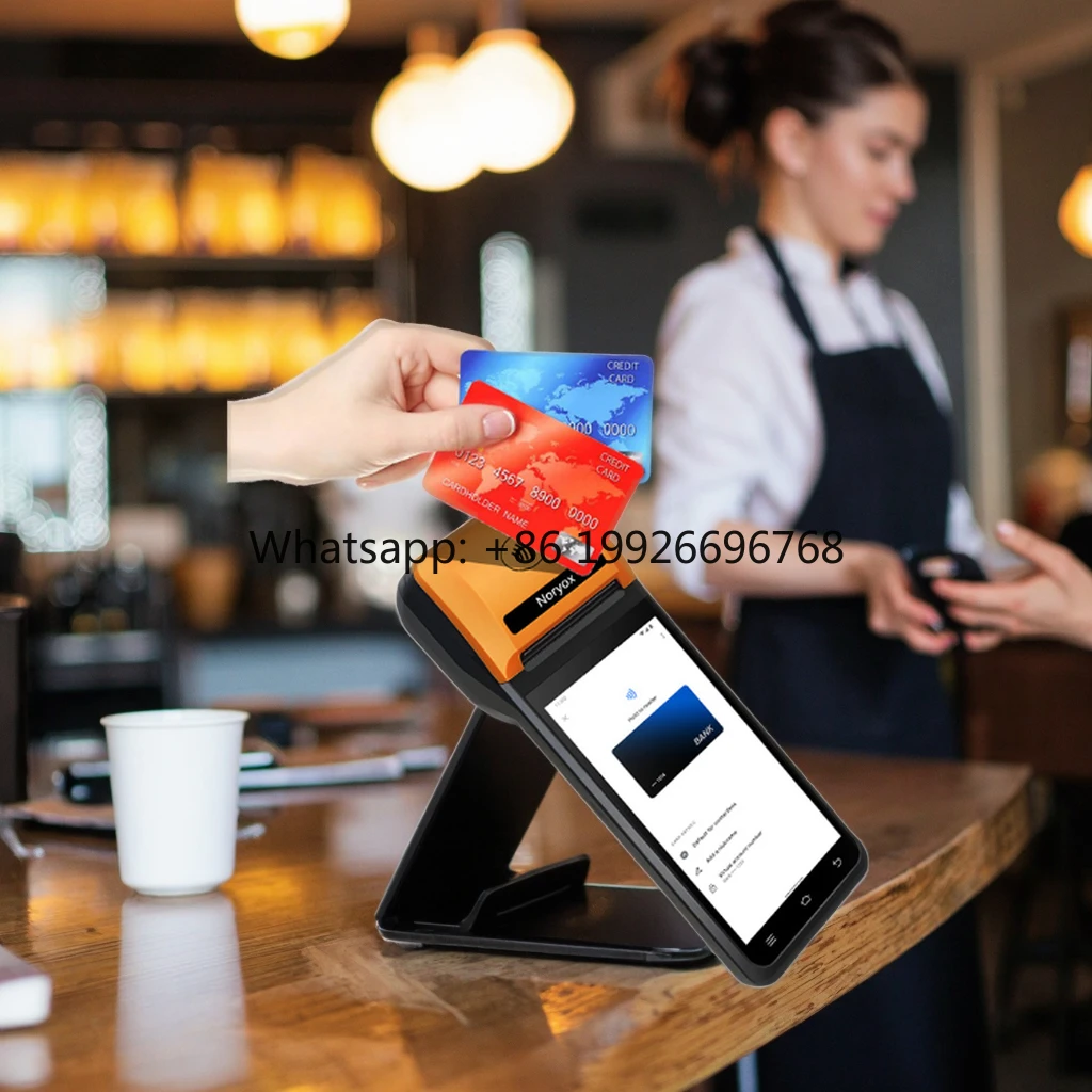 Handheld 58mm Receipt Printer NFC Payment Scanner Bluetooth USB Android POS Portable Scanner NB55-S2