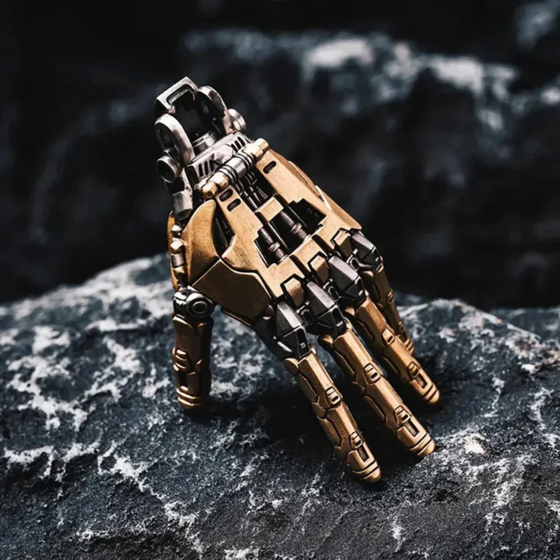 

Mechanical Bionic Hand Pendant-- One Hand Controls The Future, Steampunk Mechanical Hand Pendant Necklace, Movable Finger Gift