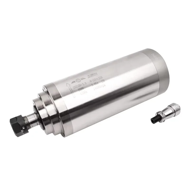 1.5/2.2/3.2kW BT30/BT40 Water Cooling Spindle with 4 Bearings Drilling Motor for 1325 CNC Router Machine Parts