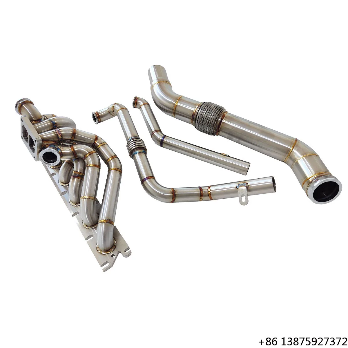 

Ecnal for Gen2 B58 Manifold Pressure Relief Downpipe 304 Stainless Steel 3mm Thickness Universal Exhaust Customized