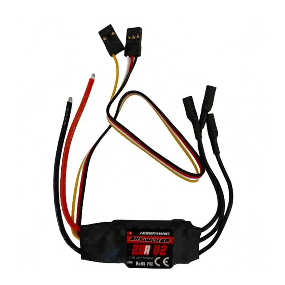 Hobbywing Skywalker 15A/30A/40A/50A/60A/80A/100A V2 Speed Controller ESC With UBEC For RC FPV Quadcopter Airplanes Helicopter