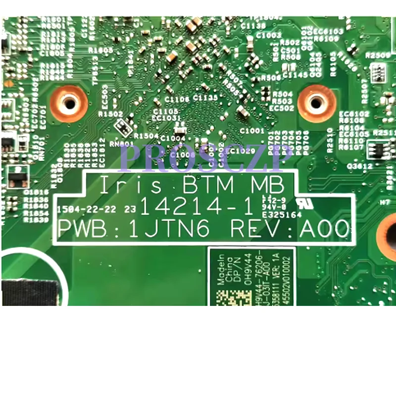 

14214-1 для Inspiron 15 3551 14 3451, материнская плата для ноутбука N2840/N3540, процессор 1JTN6 CN-0H9V44 CN-04V0VY, полностью протестирована