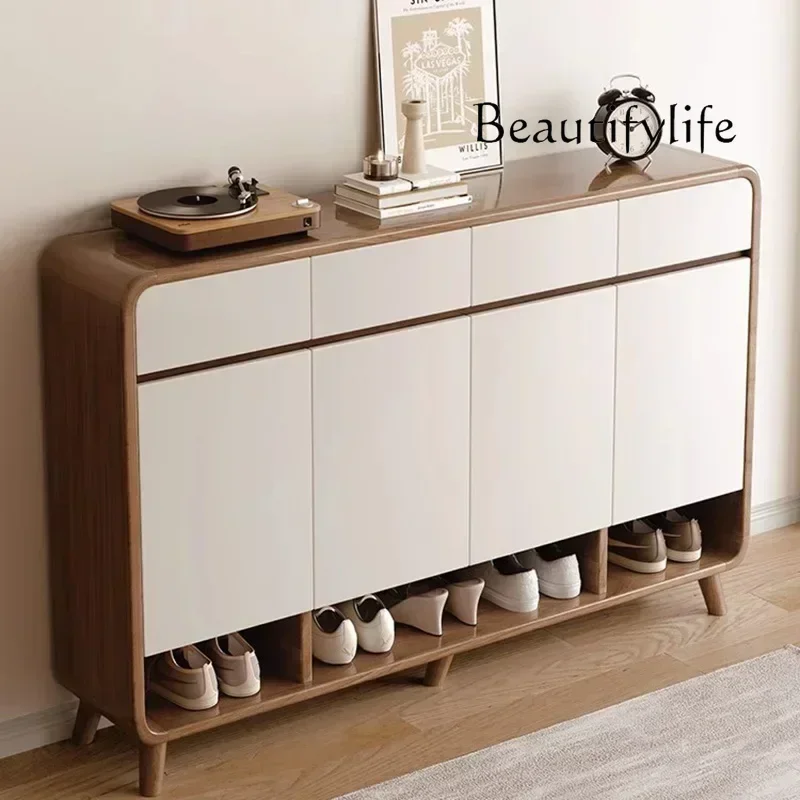 P رف فاخر داخلي عرض الأحذية الفضاء توفير الأدراج الرف رف الأحذية الشمال خزانة Meuble Chaussures أثاث المنزل