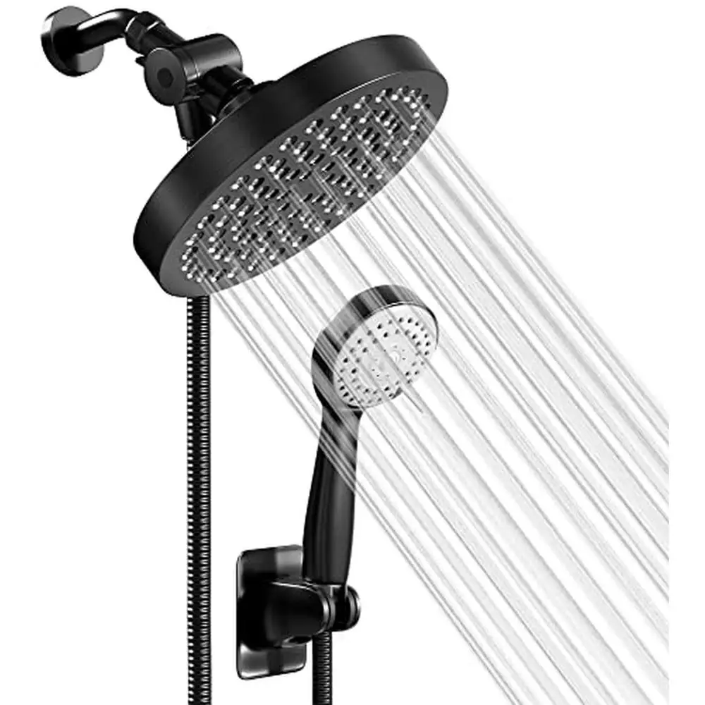 High Power Massage Shower Head Combo 3 Spray Options Luxurious Rainfall Spa Experience Anti-Clog Nozzles Easy Install 70