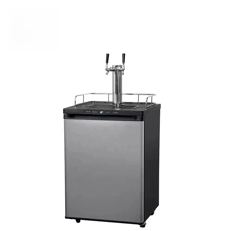 

Stainless Steel Beer Dispenser Durable Draft Beer Keg Cooler Kegerator Machine