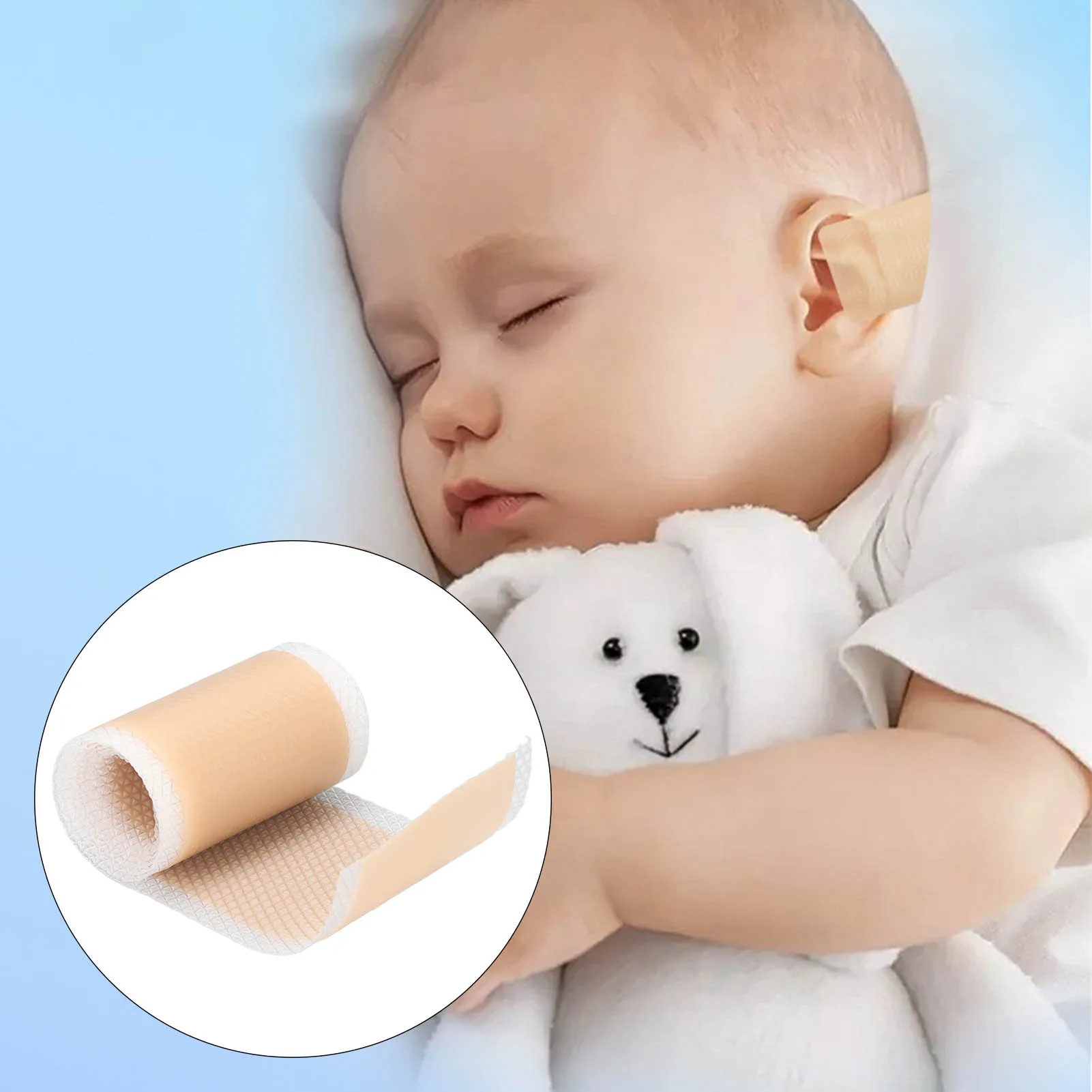 Baby Auricle Valgus Correction Patch Professional Silicone Newborn Infant Ear Aesthetic Corrector Sticker Baby Auricle Corrector