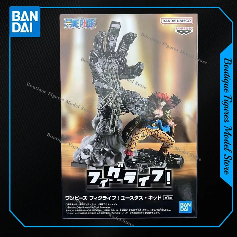 Bandai Originale Genuino BANPRESTO ONE PIECE FIGLIFE FL Eustass Kid Azione Anime Figure Giocattoli Per Bambini Regalo Modello Ornamenti